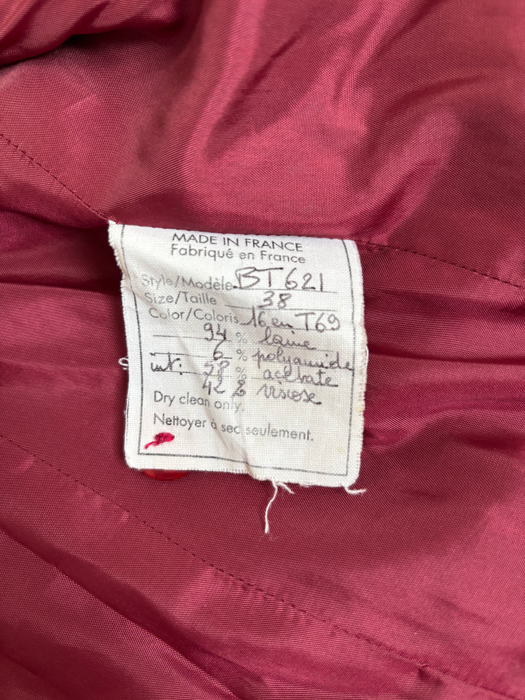 1980s Vintage 'Ivoire de Balmain' Bouclé Jacket