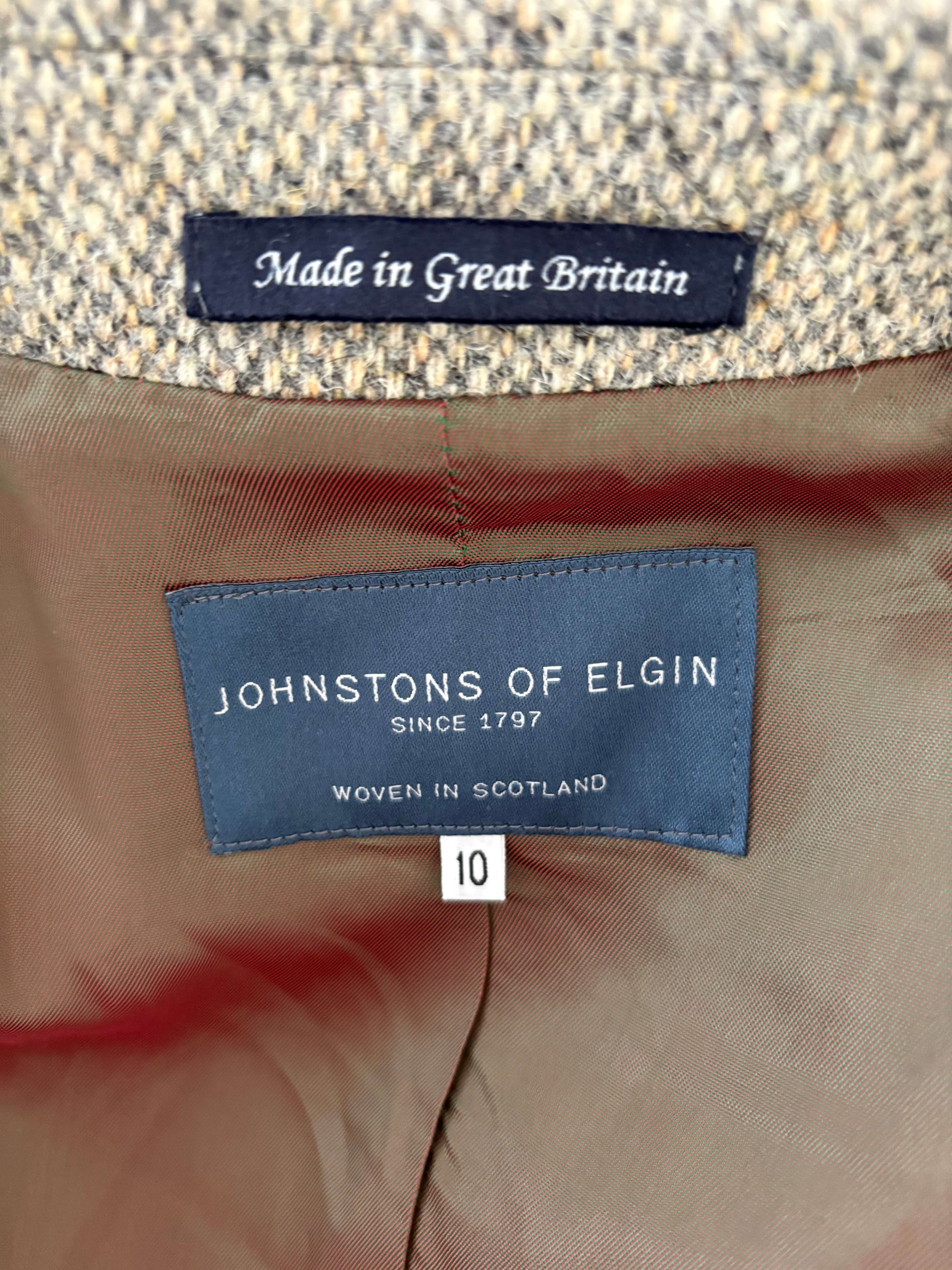 Johnston's of Elgin Tweed Coat