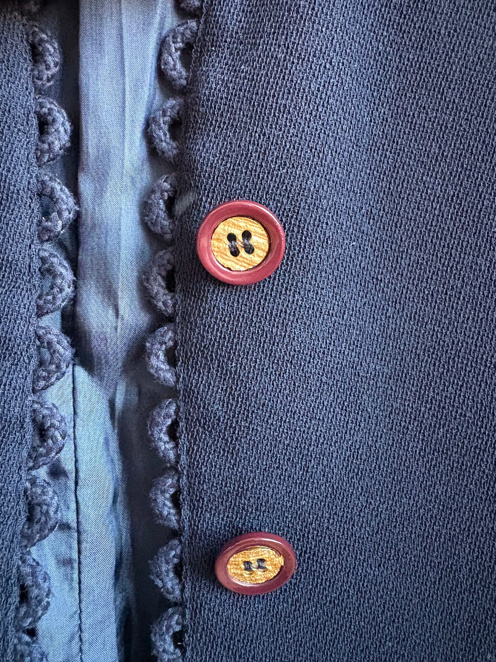 1990s Scalloped Valentino Jacket