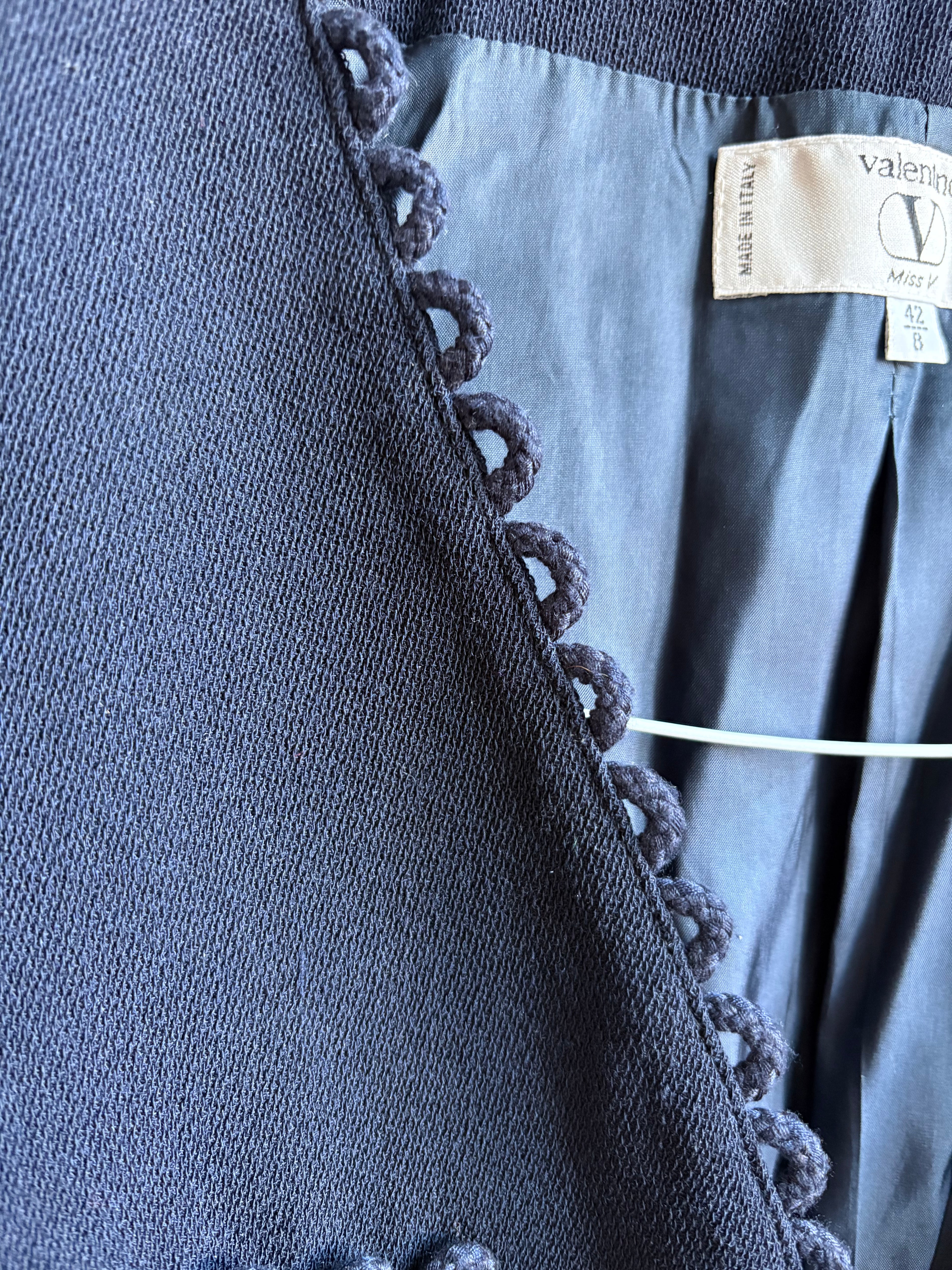 1990s Scalloped Valentino Jacket