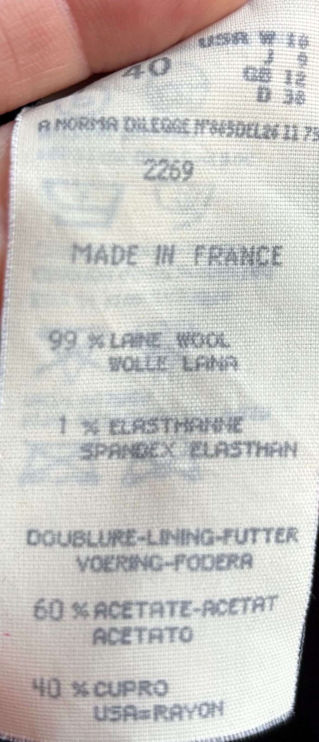 1990s Guy Laroche Navy Jacket