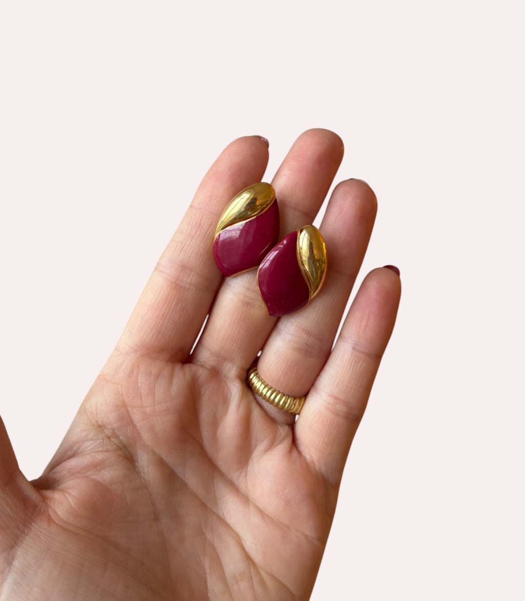 Bergdorf Goodman 1980s Clip-On Earrings