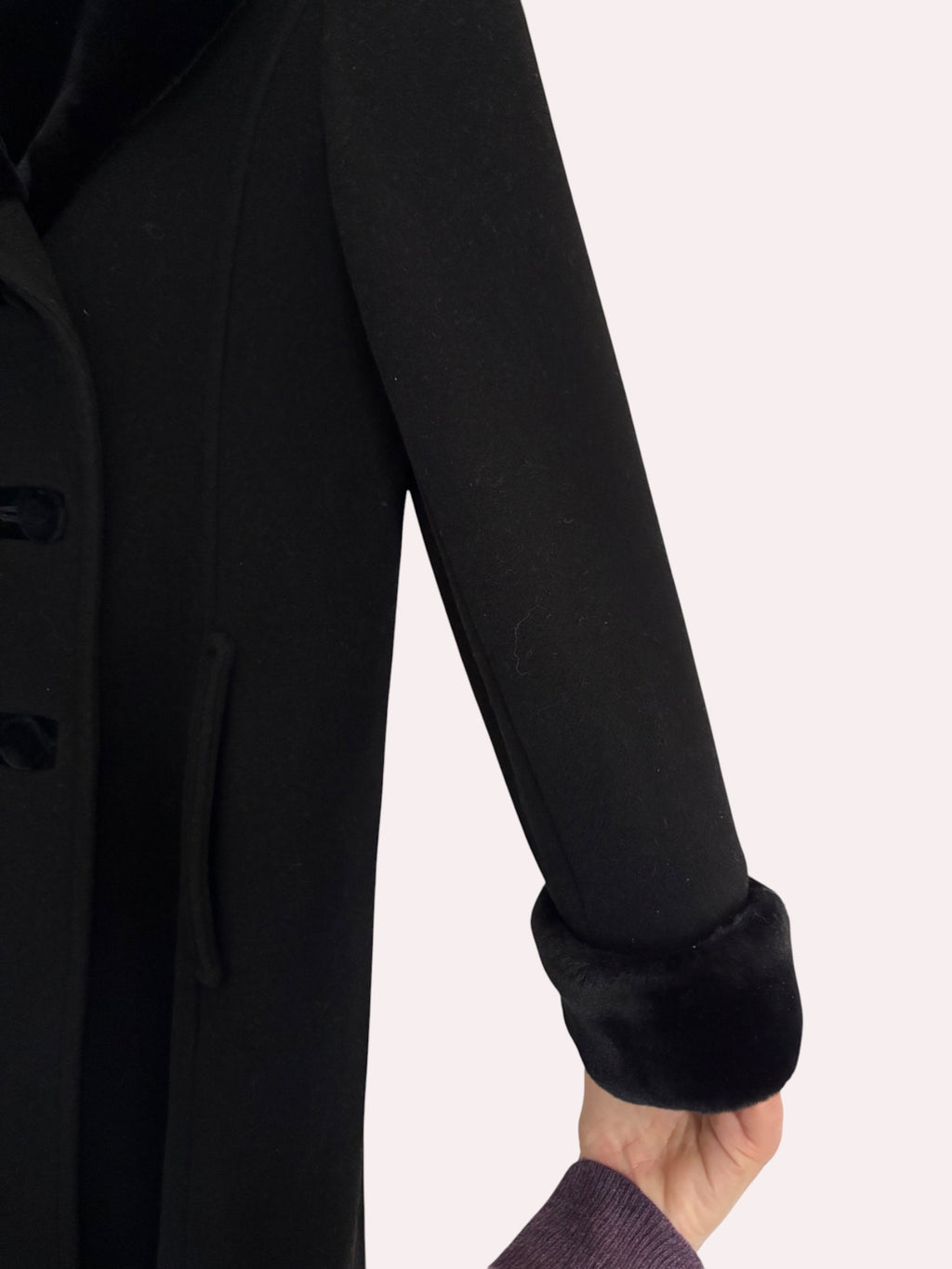 Wool & Cashmere Full-length Coat