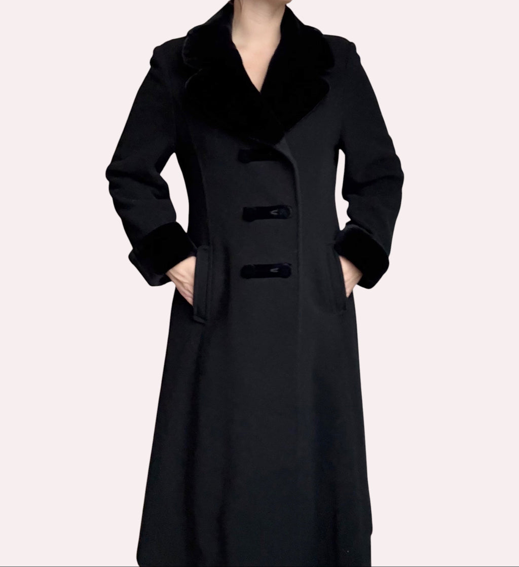 Wool & Cashmere Full-length Coat