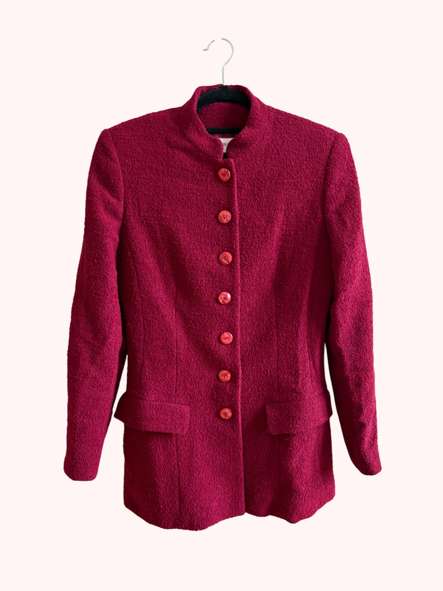 1980s Vintage 'Ivoire de Balmain' Bouclé Jacket