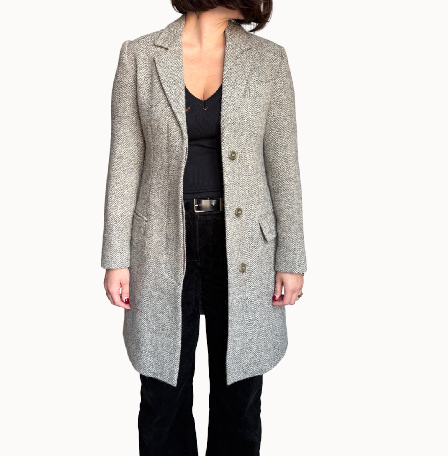 Johnston's of Elgin Tweed Coat