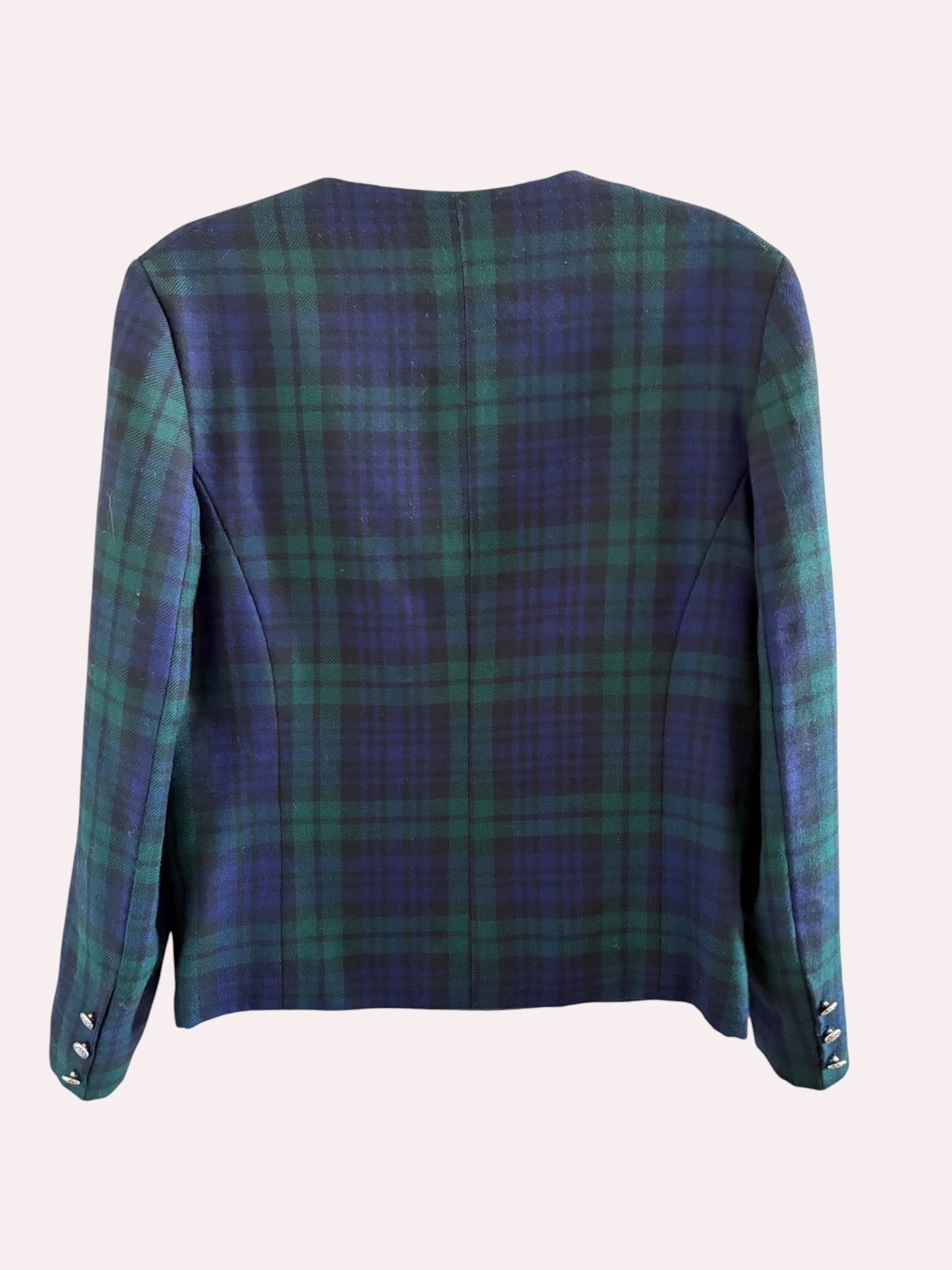 1980s Tartan Wool Jacket
