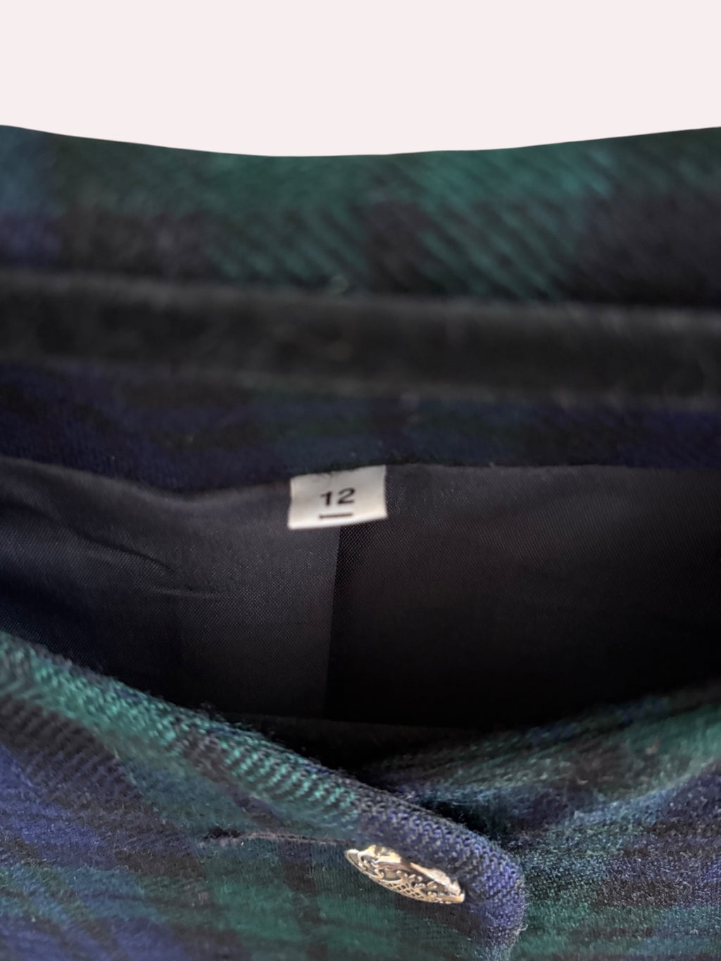 1980s Tartan Wool Jacket