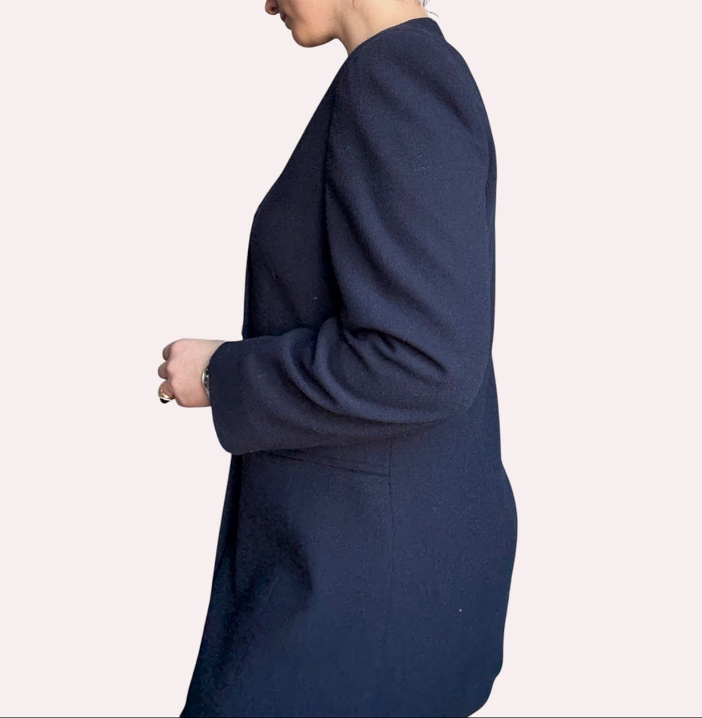 1990s Guy Laroche Navy Jacket