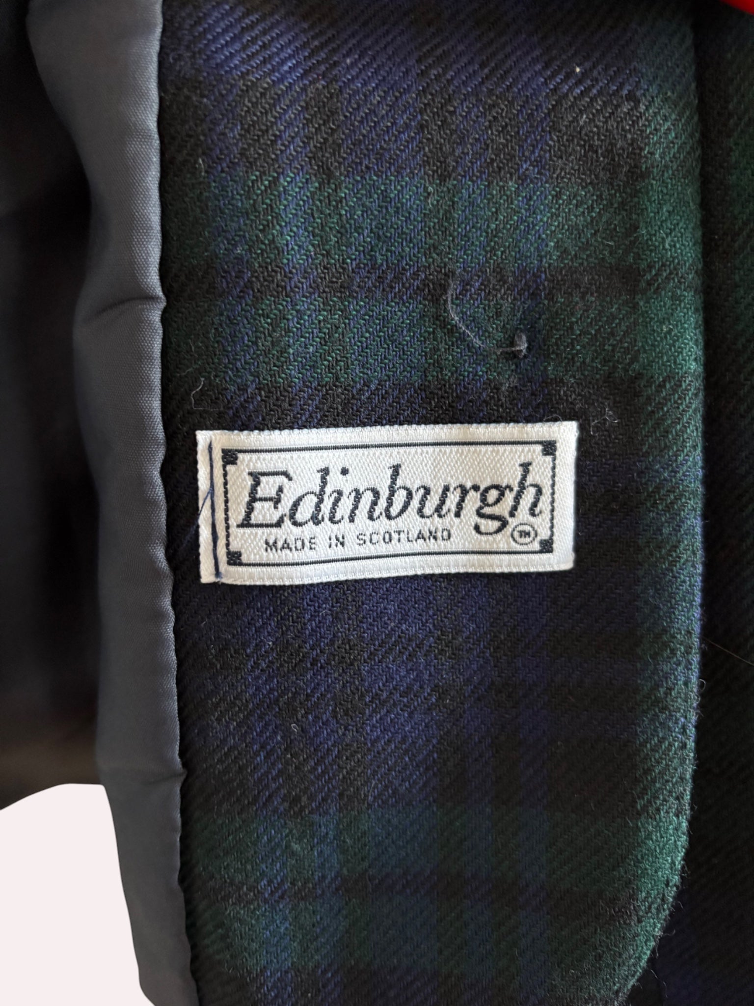 1980s Tartan Wool Jacket