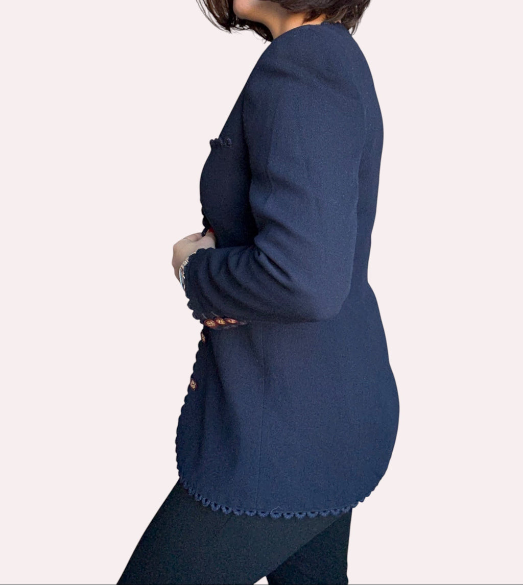 1990s Scalloped Valentino Jacket