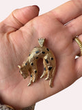 1980s Leopard Brooch & Pendant