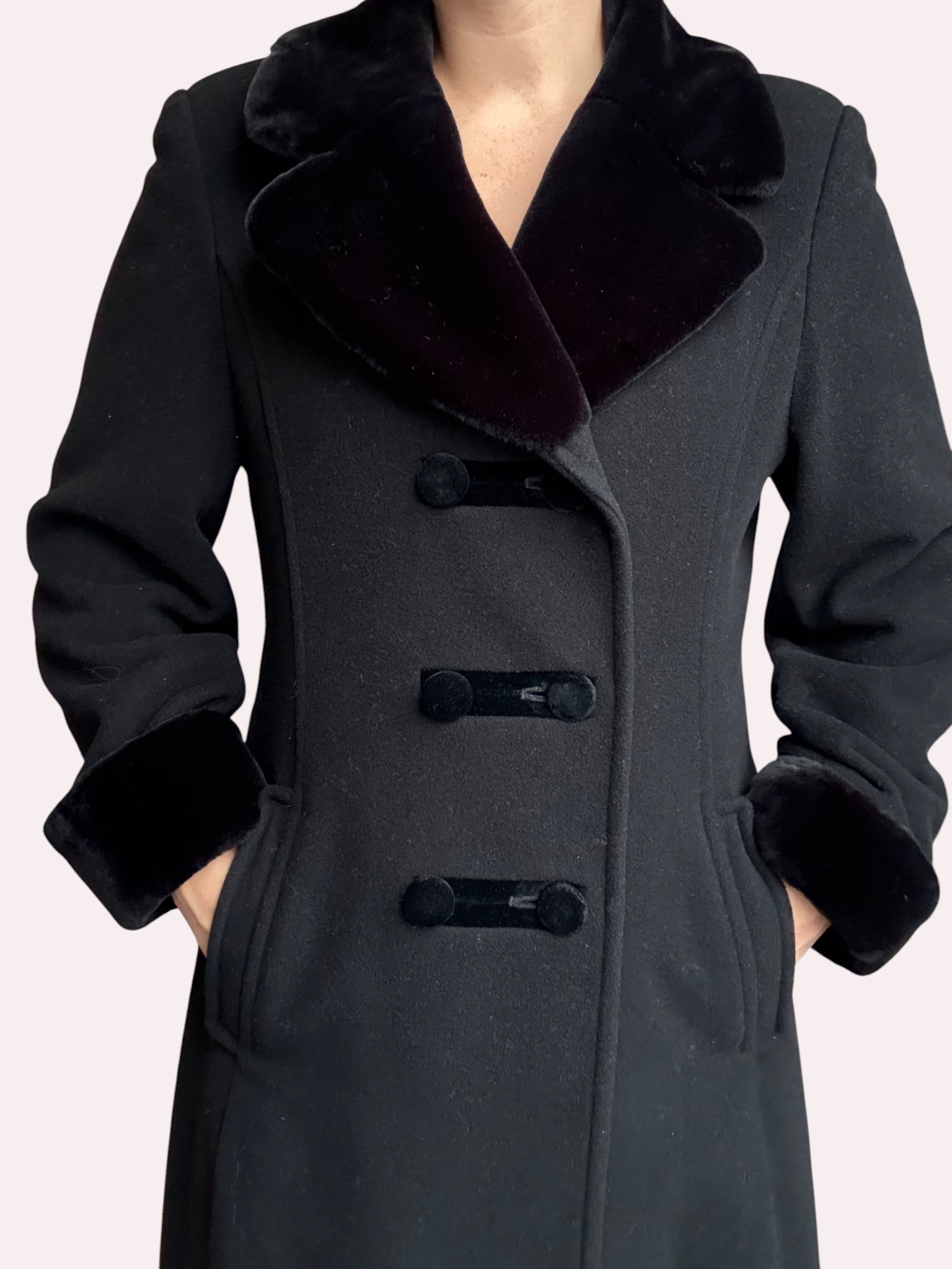 Wool & Cashmere Full-length Coat